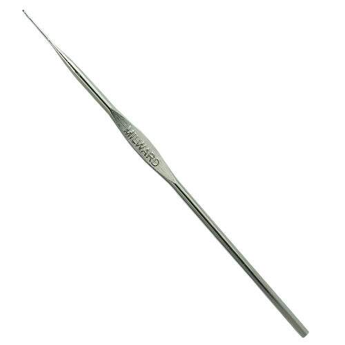 Agulha para Crochê em Aço Niquelado Milward Coats Corrente Ref. 1090 Tamanho da Agulha Niquelada Coats Corrente:0,60 mm