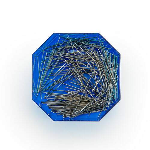 Alfinete de Cabeça Luli 35 mm Niquelado - Estojo c/ 25 gr