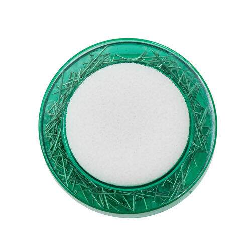 Alfinete de Cabeça ArtePunto 35 mm Niquelado - Estojo c/ 25 gr