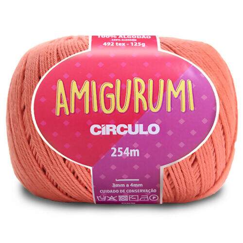 Fio Amigurumi Círculo - Novelo c/ 254 mt Cor:4093 - Tafetá