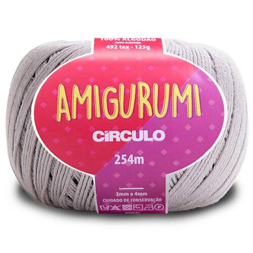 Fio Amigurumi Círculo - Novelo c/ 254 mt Cor:8008 - Pedreira