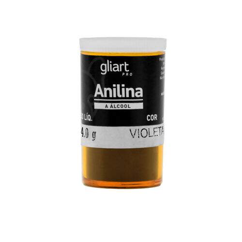Corante Anilina a Álcool - Gliart Cor da Anilina a Álcool:Violeta
