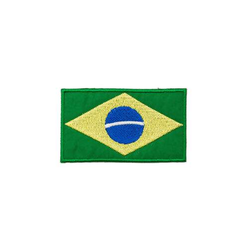 Aplicação Termocolante 8,0x4,5 cm - Bandeira do Brasil G