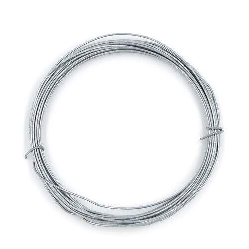 Arame Galvanizado - Rolo c/ 05 mt Tamanho do Arame Galvanizado:Nº 20 (0.89 mm)