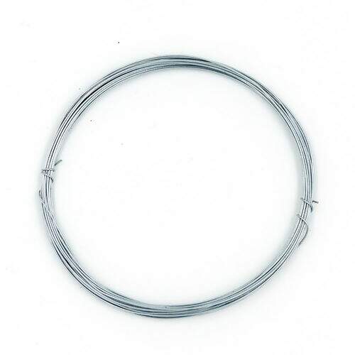 Arame Galvanizado - Rolo c/ 05 mt Tamanho do Arame Galvanizado:Nº 24 (0.56 mm)