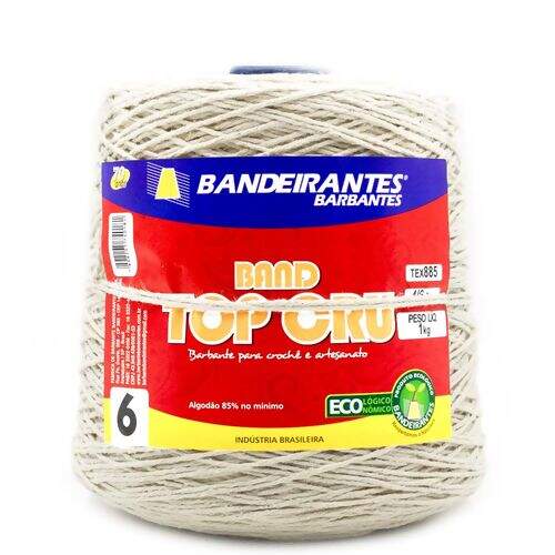 Barbante Bandeirantes 4/6 Cru - 1 kg