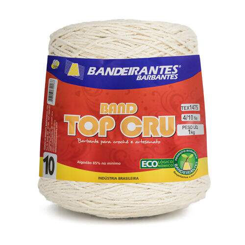 Barbante Bandeirantes 4/10 Cru - 1 kg