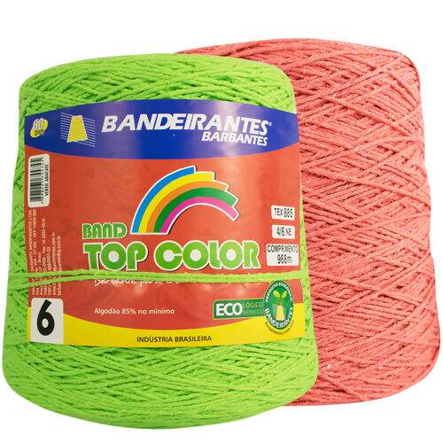 Barbante Bandeirantes 4/6 Top Color Colorido - 1 Kg