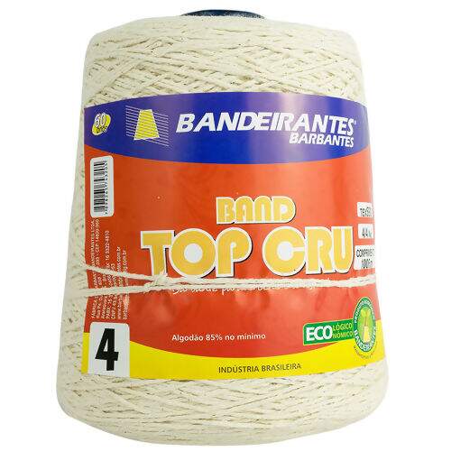 Barbante Bandeirantes 4/4 Cru - 1006 mt (700 gr)