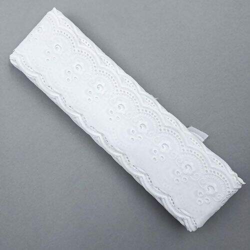 Bordado Inglês de Algodão 50 mm ArtePunto BA008 - Peça c/ 13,70 mt