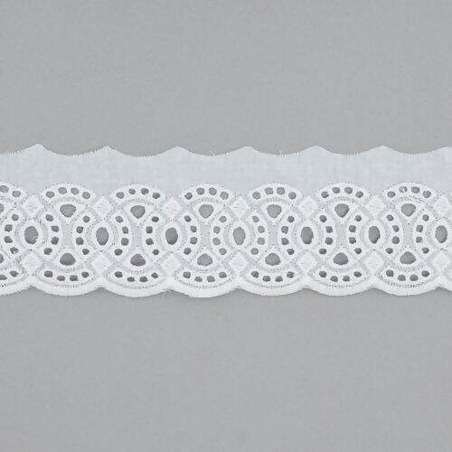 Bordado Inglês de Algodão 55 mm ArtePunto BA016 - Peça c/ 13,70 mt