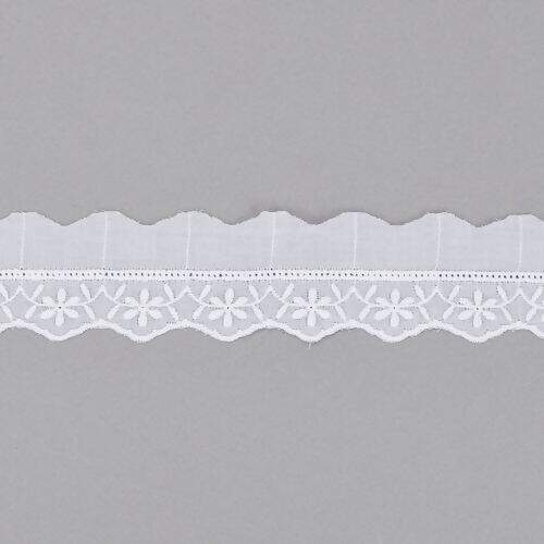 Bordado Inglês de Algodão 35 mm ArtePunto BA028 - Peça c/ 10 mt