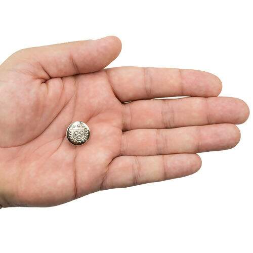 Botão Fixo Eberle Prata 17 mm (BT2.170.90.F) - Pct c/ 100 unidades