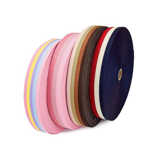 Cadarço Alça Poliéster 30mm Listrado para Bolsas e Mochilas - 1 Metro