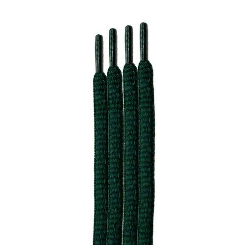 Cadarço de Tênis 1,20m Riscadinho Cores Lisas - 01 Par Cor:Verde Escuro