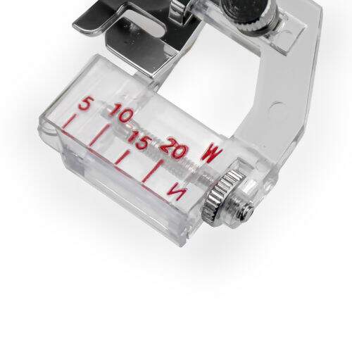 Calcador de Pregar Viés para Máquina de Costura Doméstica - 01 Unidade