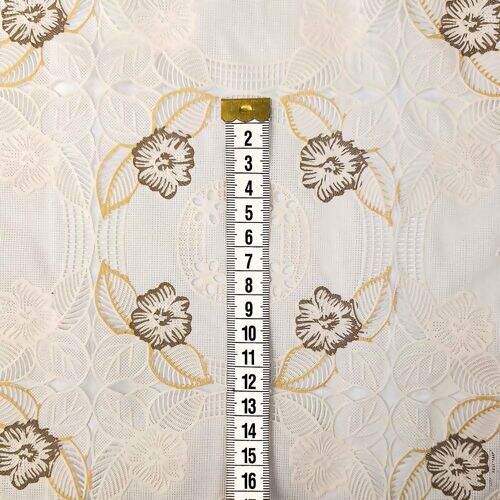 Caminho de Mesa Plástico Rendado Color Especial 0,50m Largura - 1 Metro