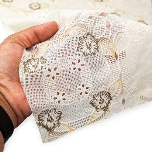 Caminho de Mesa Plástico Rendado Color Especial 0,50m Largura - 1 Metro