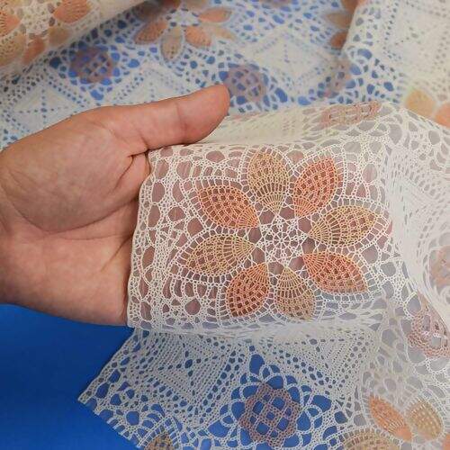 Caminho de Mesa Plástico Rendado 0,50m Largura - 1 Metro Cor: Firenze Color