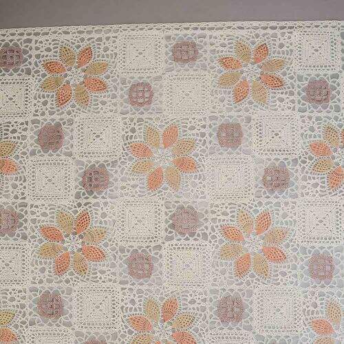 Caminho de Mesa Plástico Rendado 0,50m Largura - 1 Metro Cor: Firenze Color