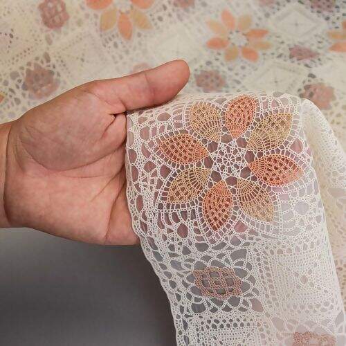 Caminho de Mesa Plástico Rendado 0,50m Largura - 1 Metro Cor: Firenze Color