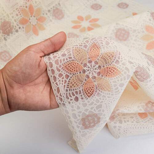 Caminho de Mesa Plástico Rendado 0,50m Largura - 1 Metro Cor: Firenze Color