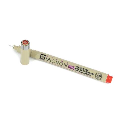 Caneta Nanquim Sakura Pigma Micron 005 (0,20 mm) Cor da Caneta Sakura Pigma Micron:Cor 19 - Vermelha