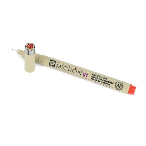 Caneta Nanquim Sakura Pigma Micron 01 (0,25 mm) Cor da Caneta Sakura Pigma Micron:Cor 19 - Vermelha