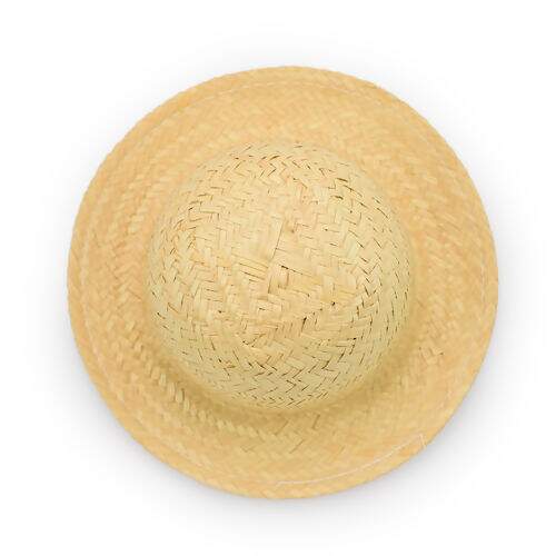 Chapéu de Palha Fofão 14cm - 01 Unidade