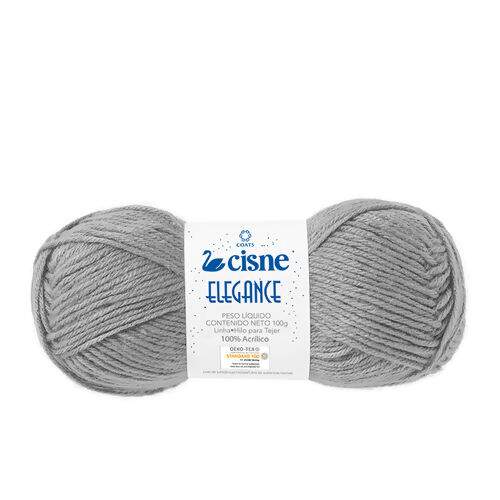 Lã Cisne Elegance 100 gr Cor da Lã Cisne Elegance:4523 - Cinza
