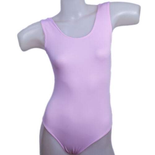 Collant de Ballet Decote Redondo Infantil a Adulto - Rosa Tamanho do Collant de Ballet Rosa:Nº 04 - Rosa