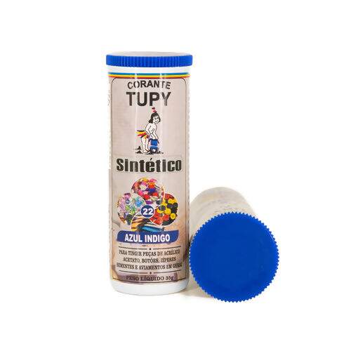Corante Tupy Sintético - 35g Cor:22 - Azul Índigo