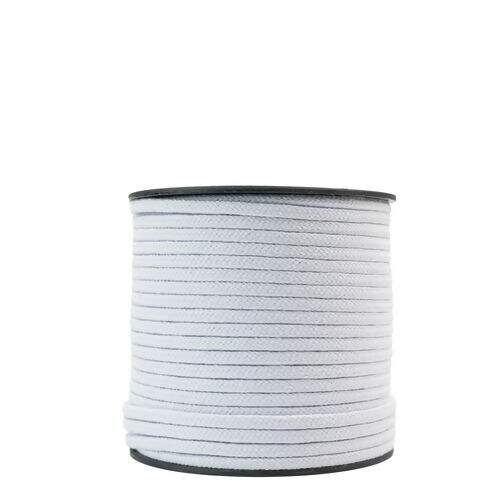 Cordão de Algodão 05 mm Ref. 3037 Branco - Rolo c/ 50 mt