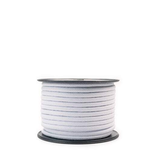 Cordão de Algodão 06 mm Ref. 3038  Branco - Rolo c/ 20 mt