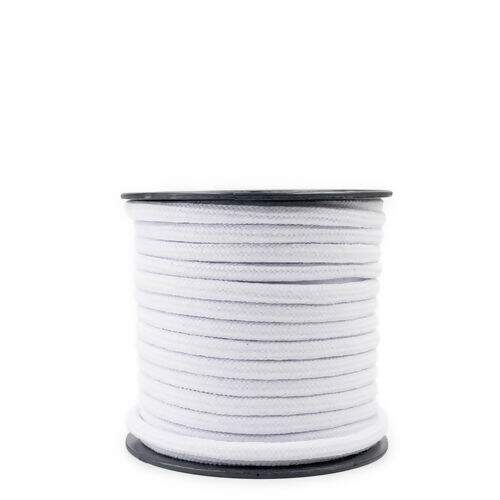 Cordão de Algodão 08 mm Ref. 3039 Branco - Rolo c/ 20 mt