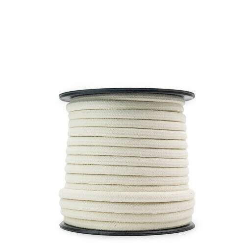 Cordão de Algodão 08 mm Ref. 3044 Cru - Rolo c/ 20 mt