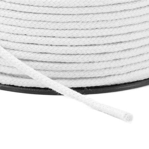 Cordão de Algodão 04 mm Ref. 3036 Branco - Rolo c/ 50 mt