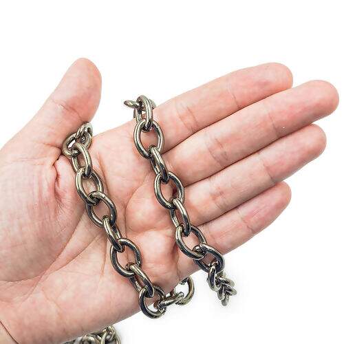 Corrente de Alumínio 3mm Ref. 1537 - 1 Metro