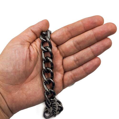 Corrente de Alumínio 4mm Ref. 1534 - 1 Metro