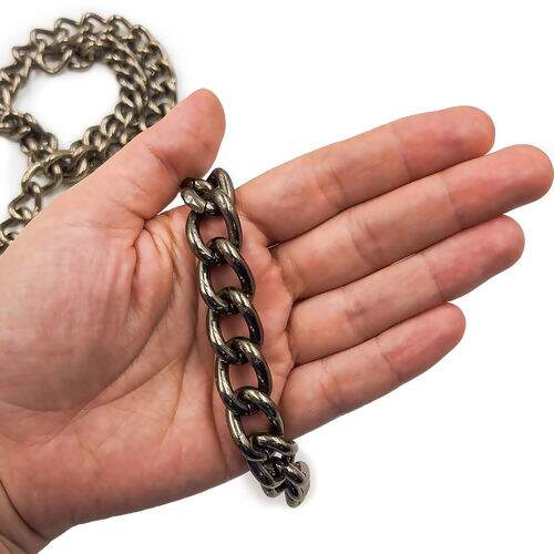 Corrente de Alumínio 4mm Ref. 1534 - 1 Metro