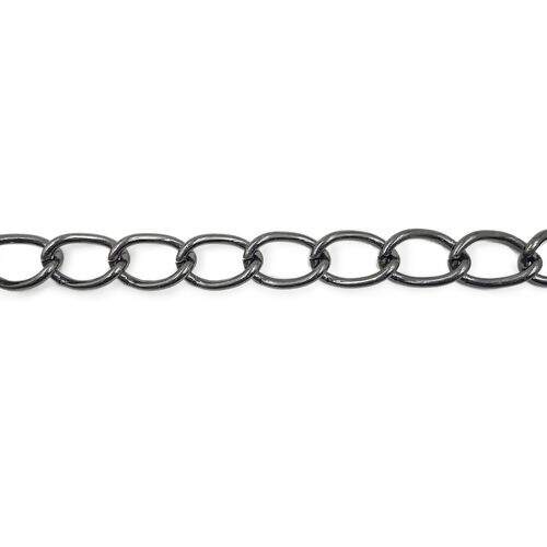 Corrente de Alumínio 4mm Ref. 1536 - 1 Metro