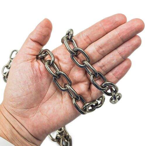 Corrente de Alumínio 4mm Ref. 1538 - 1 Metro