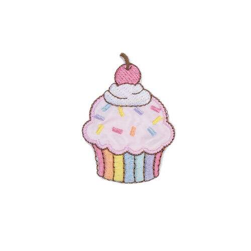 Aplicação Termocolante 4,5x6,5 cm -  Cupcake Rosa