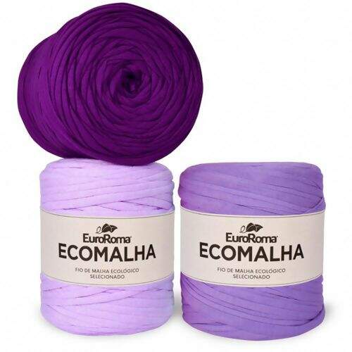 Fio de Malha EuroRoma Ecomalha - Rolo c/ 140 mt Cor do Ecomalha:3009 - Tons de Violeta