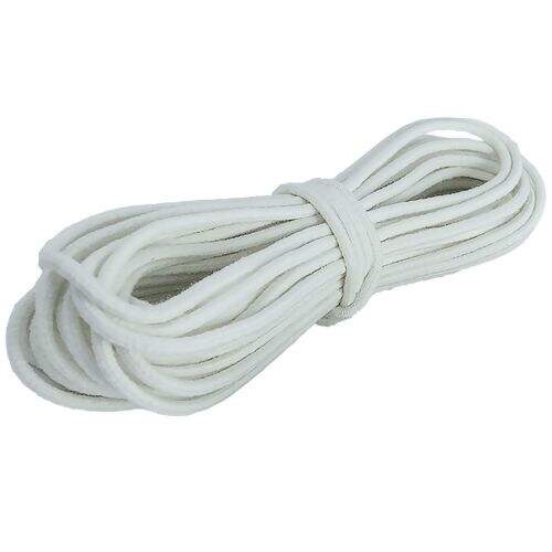 Elástico Roliço Real 20R 2,9mm Peça 10m - Branco