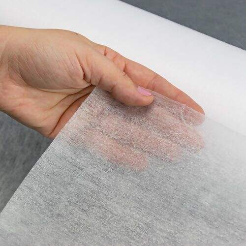 Entretela Não-Tecido Termocolante (20 gr) Branca - 1 Metro