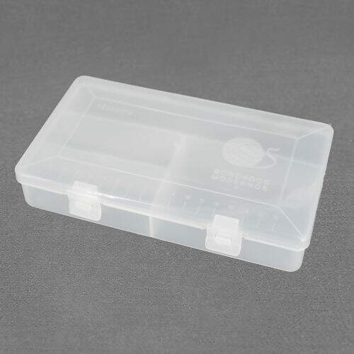 Estojo Plástico Transparente Mini Multiuso 20,5x4,0x11,5 cm 