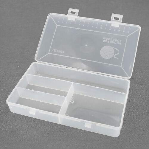 Estojo Plástico Transparente Mini Multiuso 20,5x4,0x11,5 cm 