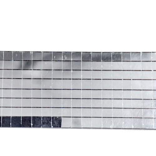 Faixa de Espelho em Vidro 5x5 mm Prata - 1 metro