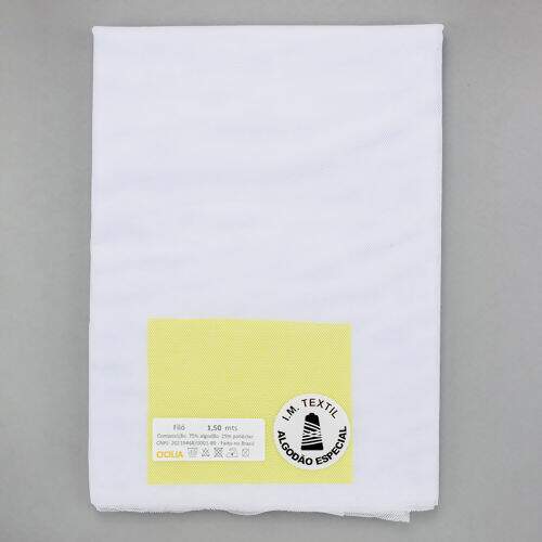 Filó Cicilia Branco 1,50 x 1,10 mt - Pct c/ 01 Unidade